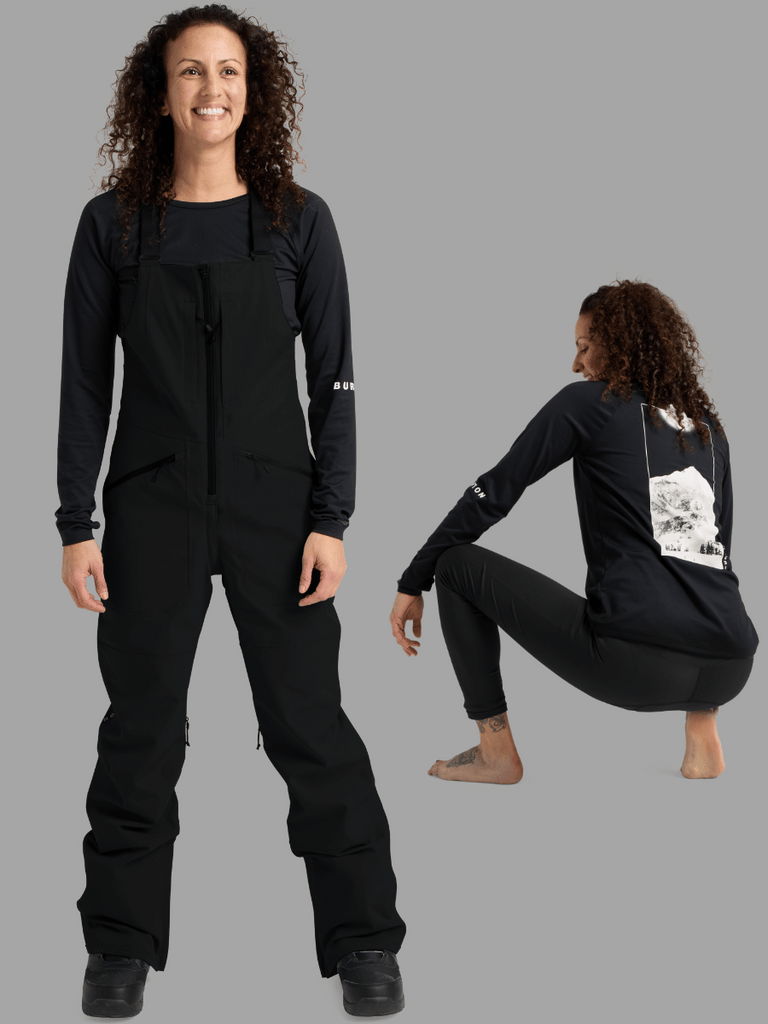 Image of Burton Bundle with both the Bib pants + Base layer bottoms featured